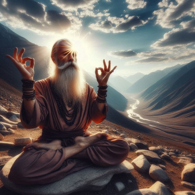 Create meme: Vasishtha the sage, yoga kriya sadhguru, Yogin sadhguru