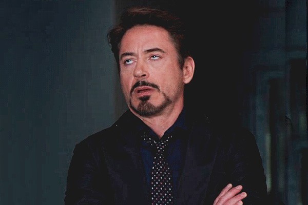 Create meme: Robert Downey Jr rolls eyes, Robert Downey rolled his eyes, Downey Jr rolls eyes