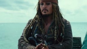 Create meme: depp, dead man, the Caribbean sea