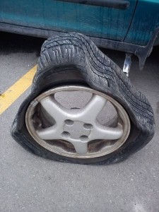 Create meme: demotivator wheel, funny pictures of the tire later, funny I had a flat tire