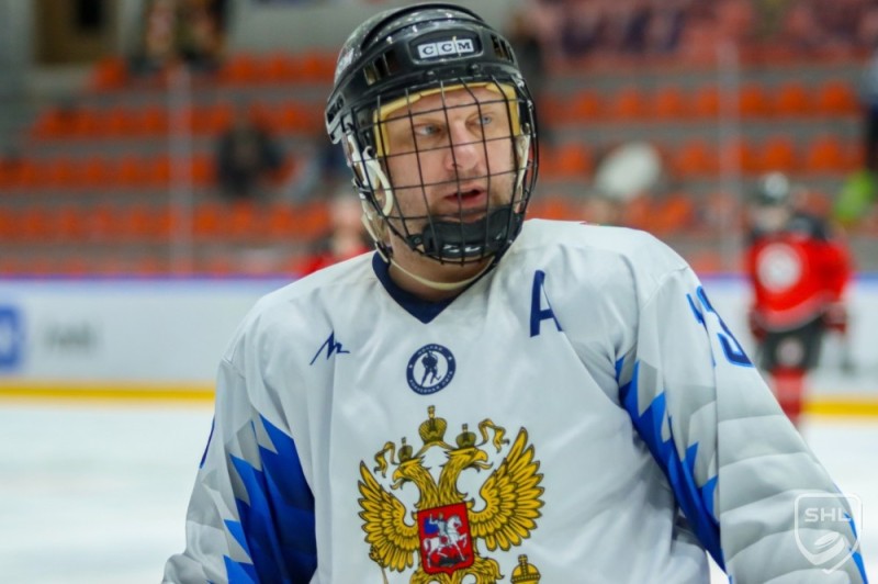 Create meme: hockey , night league hockey Alexander Pogodin for 40 years, male 