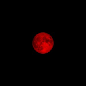 Create meme: red moon, blood moon