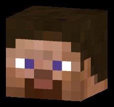 minecraft steve head template