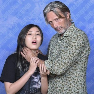 Create meme: Gillian Anderson and David Duchovny, Mads Mikkelsen