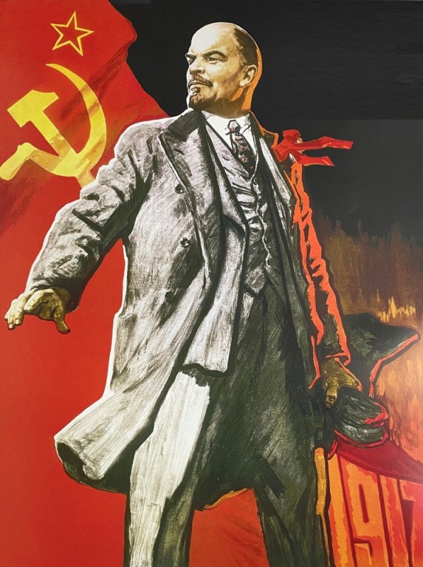 Create meme: Vladimir Ilyich Lenin , lenin vladimir ilyich posters, poster of Lenin