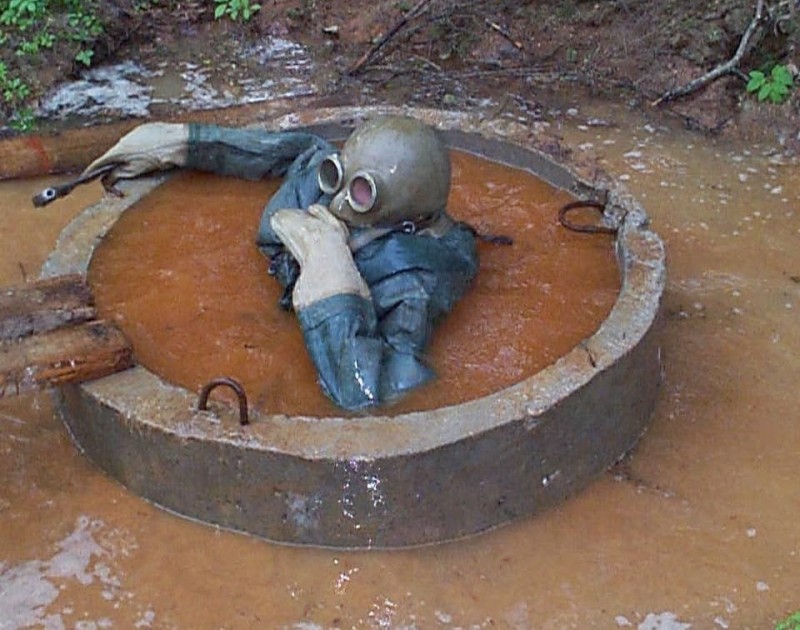 Create meme: cesspool, the diver in the sewers