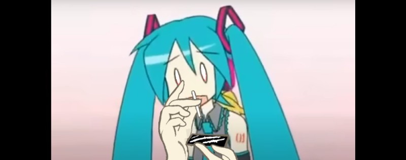 Create meme: Miku hatsune triple baka, Popipo miku, Vocaloid Miku Hatsune 