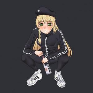 Create meme: anime slav, Gopnik anime art, Chan Gopnik PNG