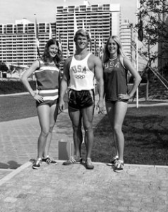 Create meme: athletics, girls of the USSR