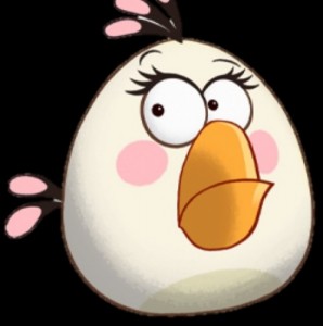 Create meme: white bird, Matilda, angry birds