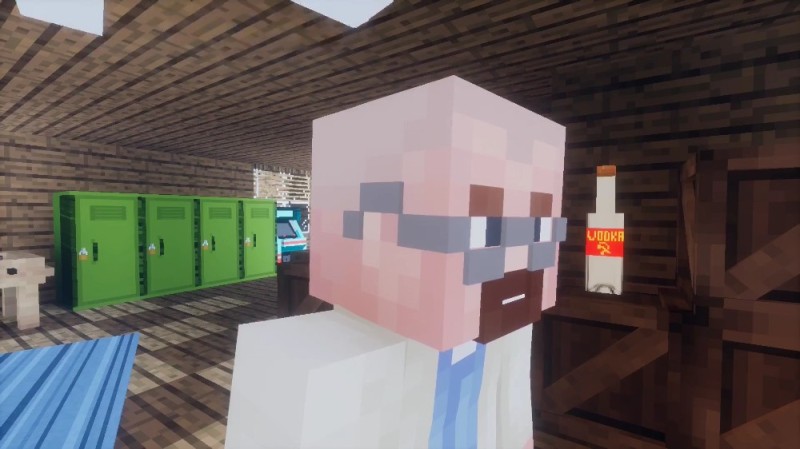 Create meme: Minecraft adventures of Steve, a resident in minecraft, resident minecraft