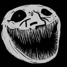 Create meme: scary troll face, meme trollface, evil trollface