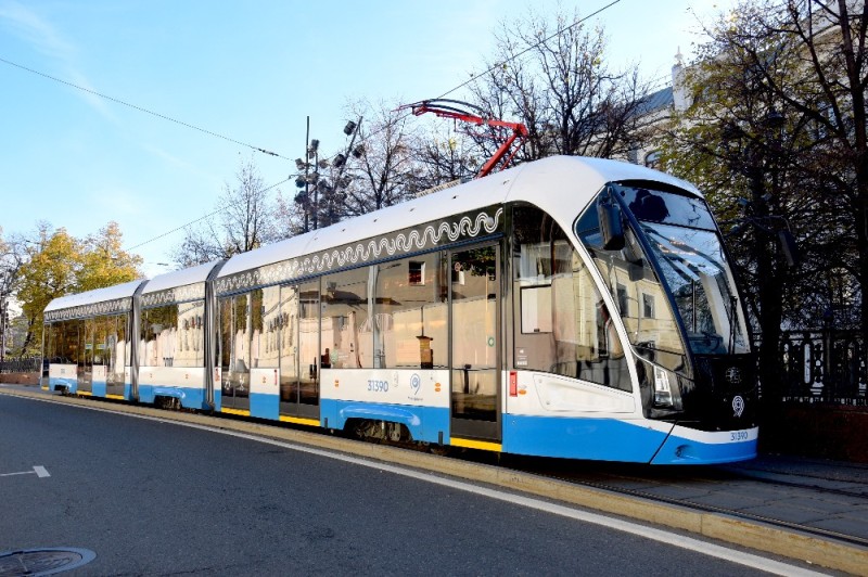 Create meme: tram Vityaz Moscow, low - floor tram, high-speed tram