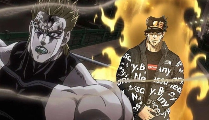 Create meme: jojo vs dio, Jo jo memes of Jotaro, The bizarro adventures of Jojo