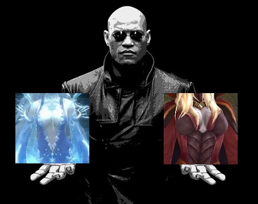 Create meme: morpheus red or blue tablet, morpheus matrix, Morpheus 