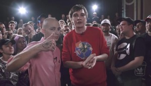 Создать мем: oxxxymiron панчи, баттл оксимирон 1703, слава кпсс версус оксимирон