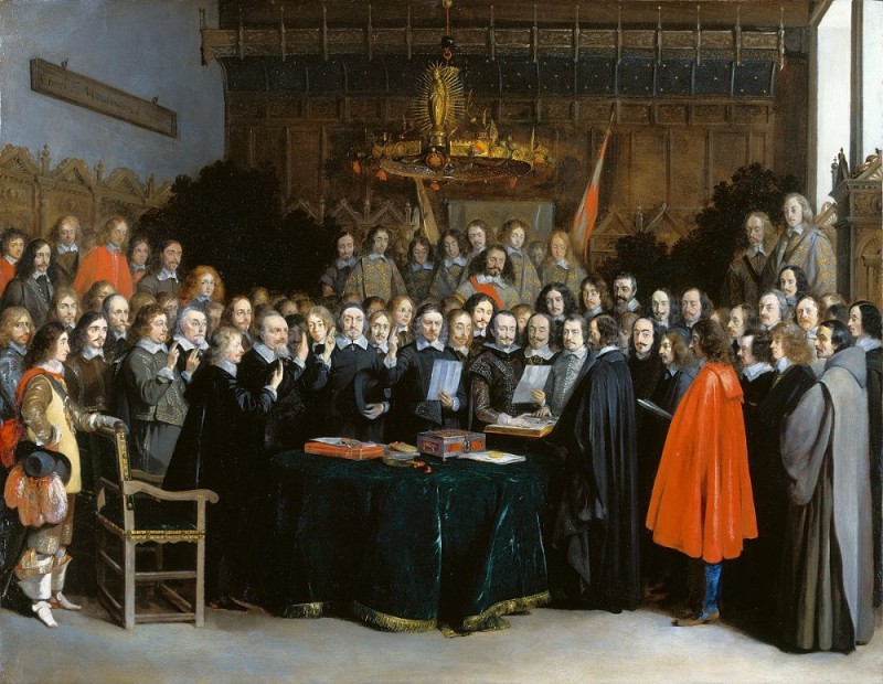 Create meme: the signing of the Peace of Westphalia in 1648, The peace of Westphalia, The signing of the Peace of Westphalia picture