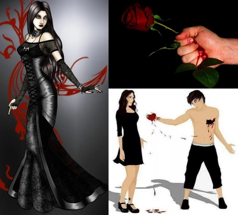 Create meme: Tore out the heart, Goth art, Gothic