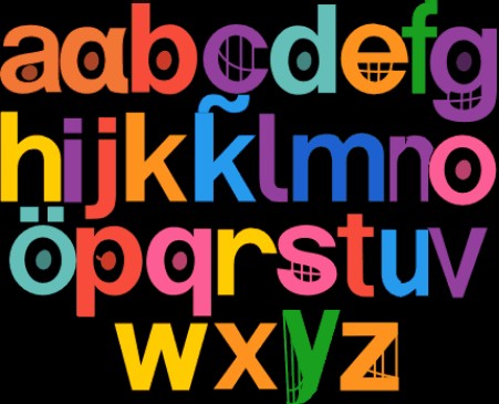 Create meme: English alphabet for kids, the alphabet in, The English alphabet