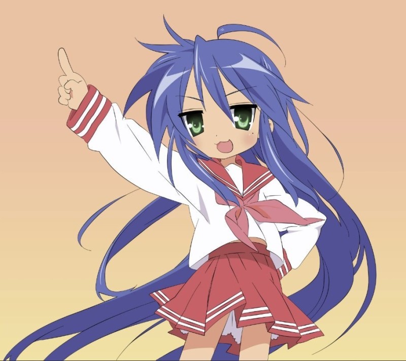 Создать мем: аниме lucky star, аниме лаки стар, lucky star konata