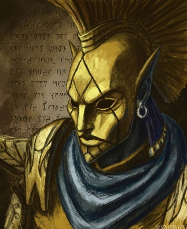 Create meme: Resident morrowind art, resident Morrowind, nerevar indoril