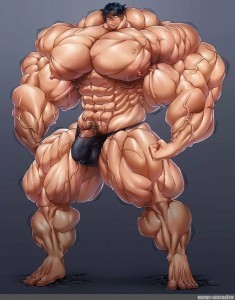 Create meme: muscle growth, big muscles, art Jock