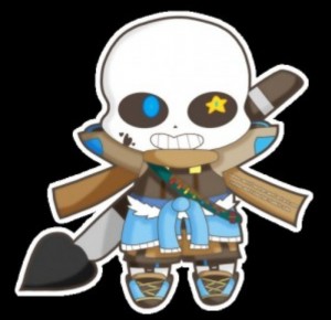 Create meme: sans, the errore and ink, undertail ink