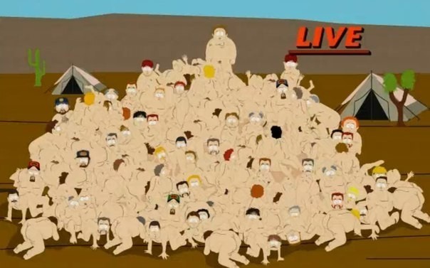 Create meme: south park mountain of men, South Park , south park is full of men