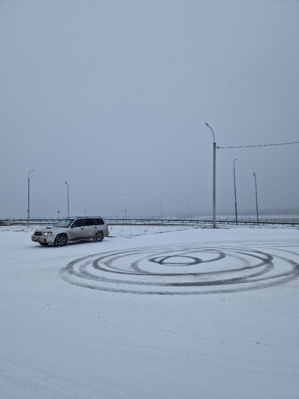 Create meme: car , drift in the snow, drift on the lawn