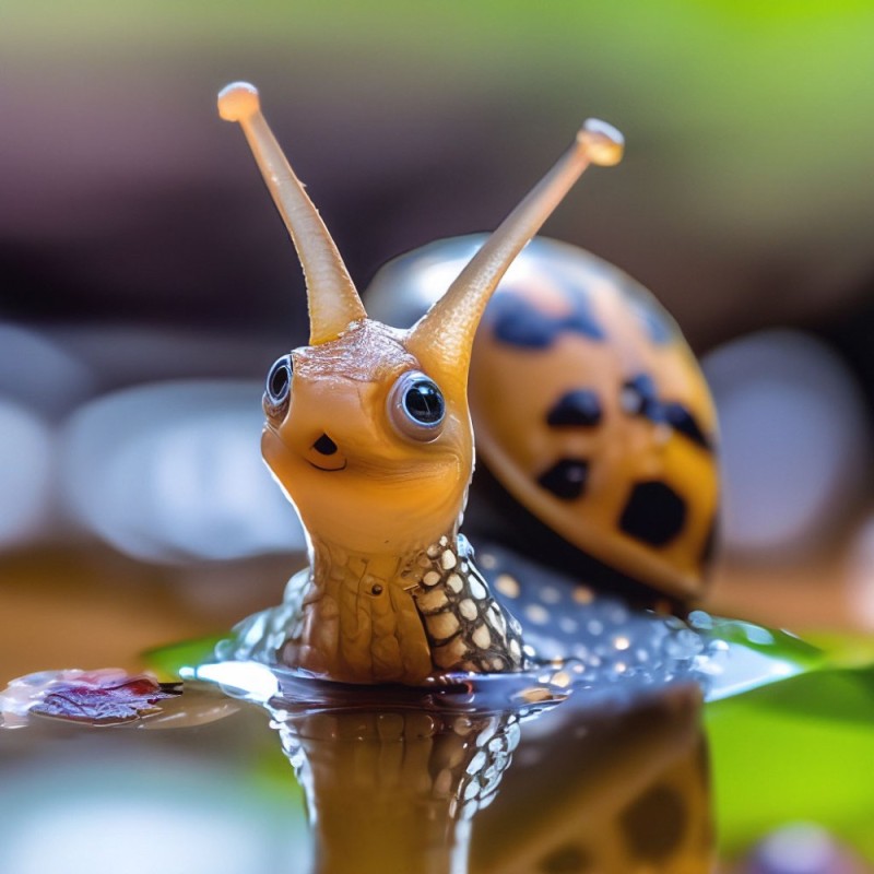 Create meme: snail macro photography, snail , the snail is beautiful