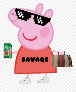 Create meme: stickers in peppa, stickers peppa pig, peppa pig