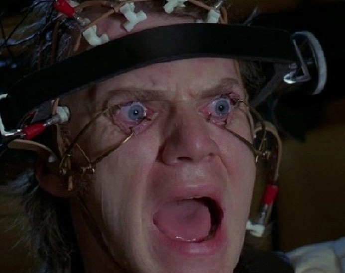 Create meme: a clockwork orange movie 1971, a clockwork orange 1971, clockwork orange eye dilator