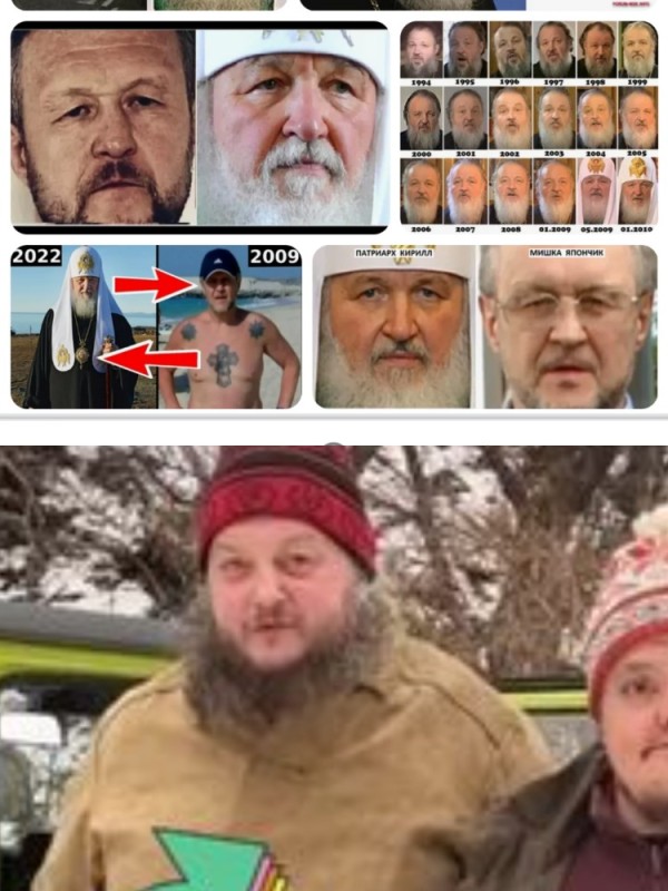 Create meme: yaponchik and Kirill the patriarch, Kirill Gundyaev the Jap and the patriarch, kirill gundyaev yaponchik