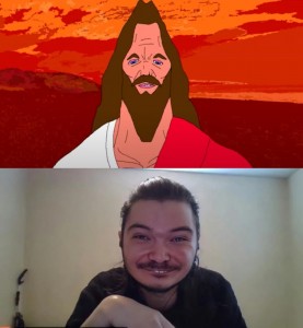 Create meme: marginal, guy, jesus