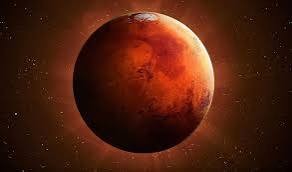 Create meme: planet mars, The planet Mars is the red planet, Mars is a planet of the solar system