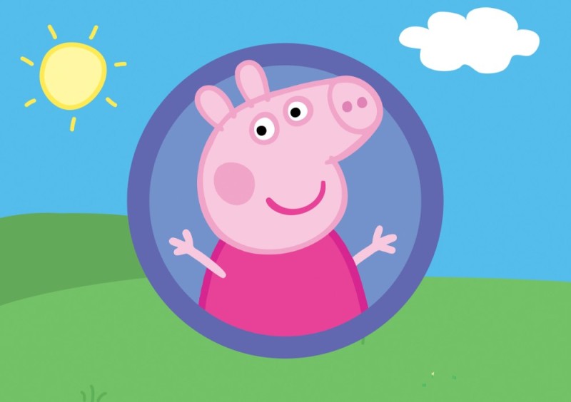 Create meme: peppa pig , peppa peppa, Peppa pig painting