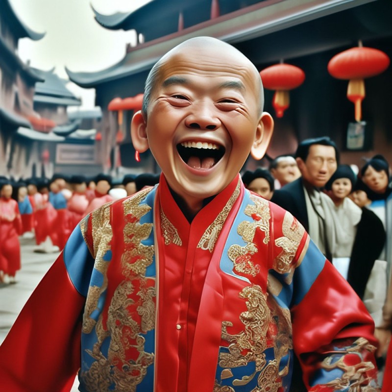 Create meme: Chinese , funny Chinese, The laughing Chinese