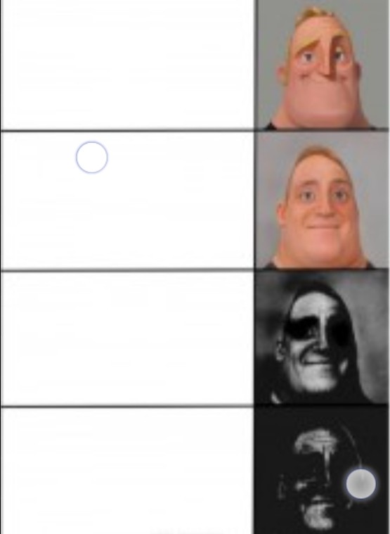 Create meme: characters memes, memes for characters templates, mr. incredible becomes uncanny by personnel