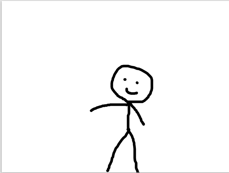 Create meme: stickman, man meme, hand-drawn little men