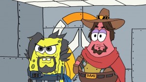 Create meme: spongebob spongebob 18+, spongebob Patrick pirate, sponge Bob square