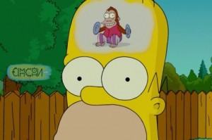 Create meme: memes, empty head, simpsons nose