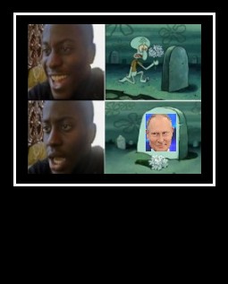 Create meme: squidward from spongebob, meme squidward grave, meme squidward 