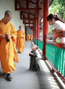 Create meme: Shaolin, space, a Buddhist monk