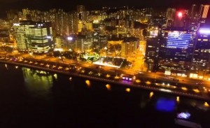 Create meme: Hong Kong, night city