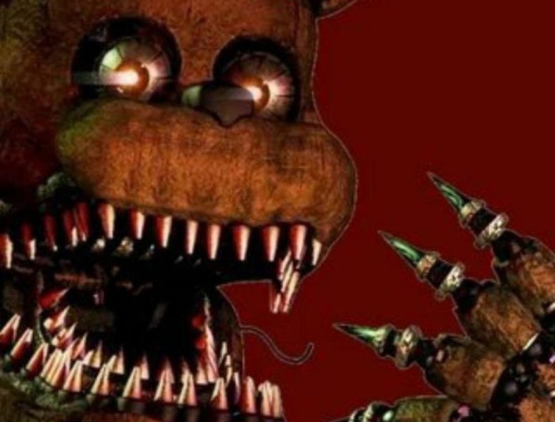 Create meme: nightmarish animatronics, five night at freddy 4, fnaf 4 nightmare freddy