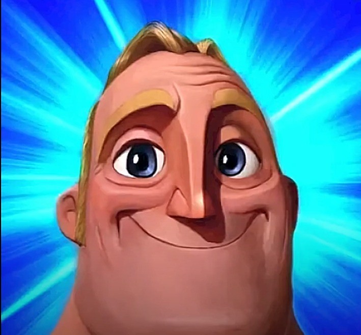 Создать мем: mr incredible becomes uncanny all stars, mr incredible canny, радостные лица мистер исключительный