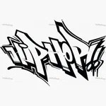 Create meme: graffiti, graffiti lettering