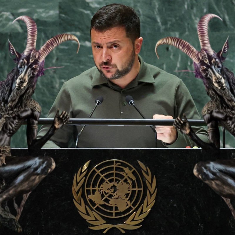 Create meme: speech , the UN General Assembly, performance Zelensky