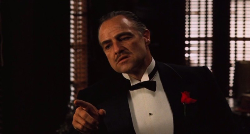 Create meme: Vito Corleone, don Corleone without respect, the godfather don Corleone 