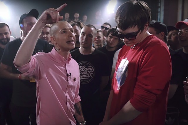 Create meme: rapper oxxxymiron , battle of oxymiron and purulent, oxxxymiron